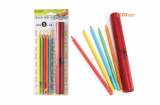 zebra paper color pencil 5 pcs tube set